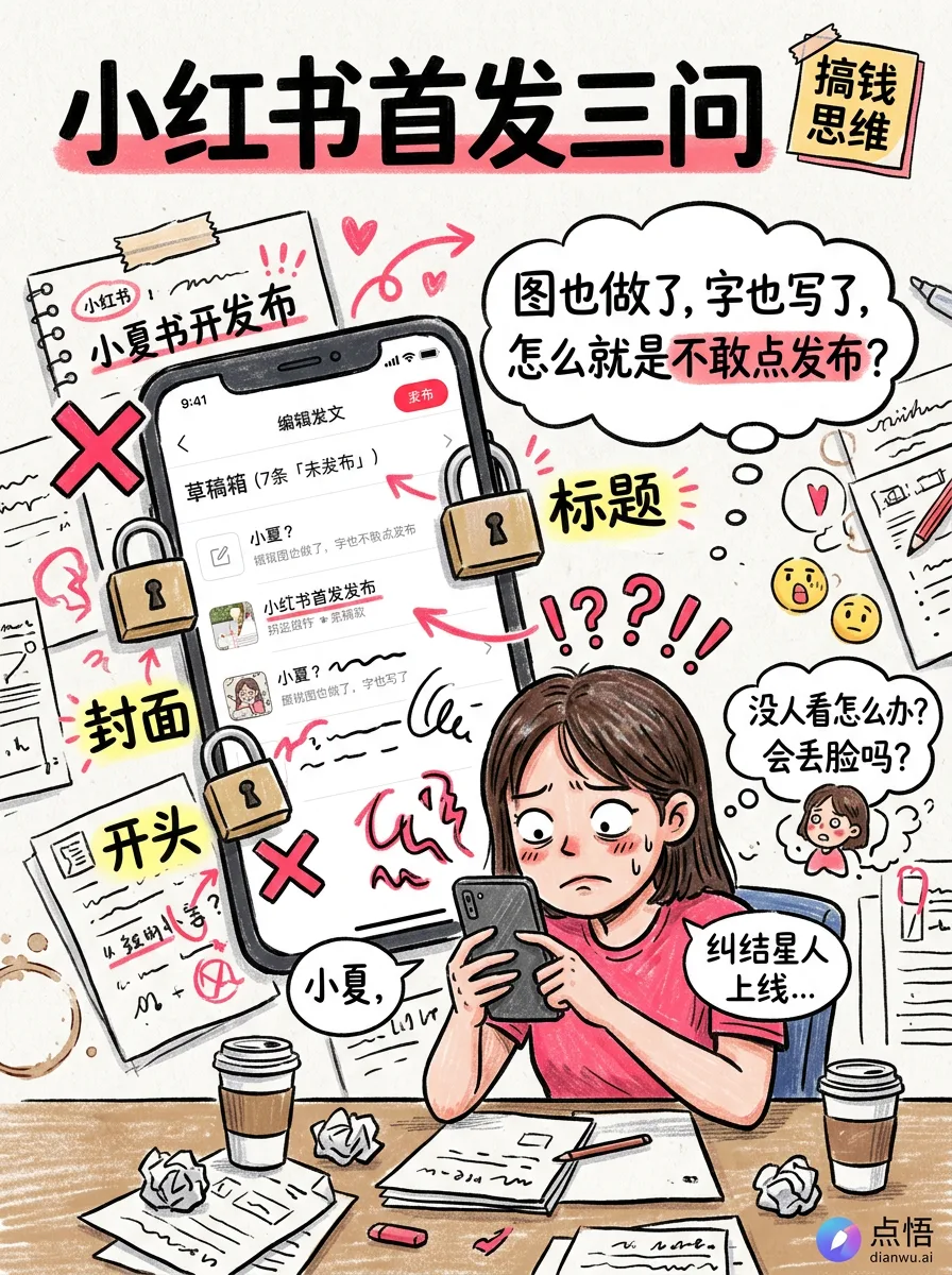 小红书首发三问 · 第 1 张